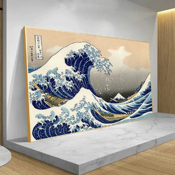 Great Wave Of Kanagawa Japan Vintage Canvas Art Poster And Prints Wall Painting No Frame Home Decor Picture For Living Room