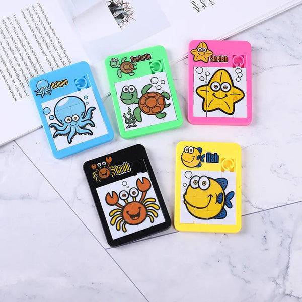 Early Educational Toy Developing for Children Jigsaw Digital Number 1-16 Animal Cartoon Puzzle Game Toys